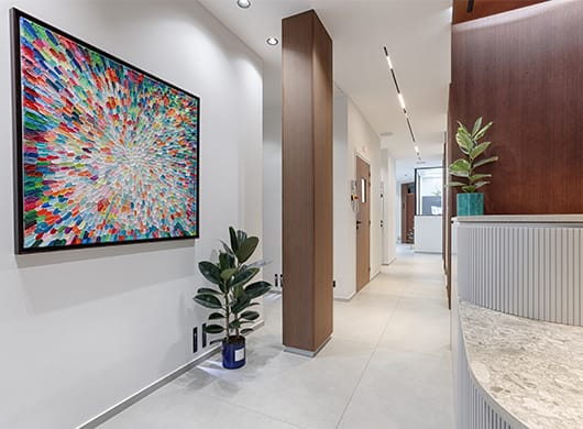 Cabinet du Dr Florian Bouaziz - La zone d'accueil